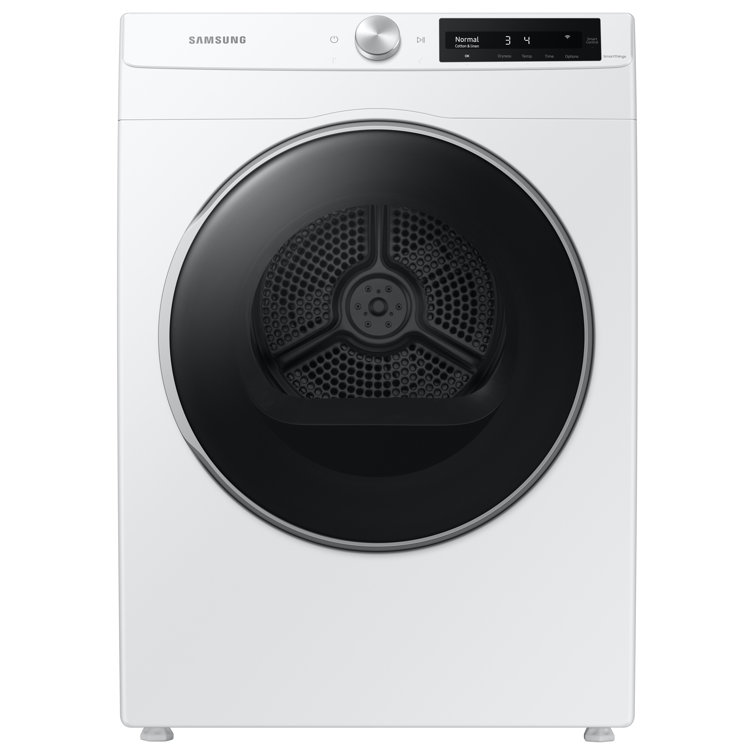 Samsung 4.0 cu. ft. White Smart Electric Dryer with AI Dial
