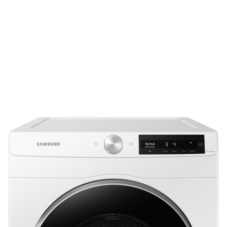 Samsung 4.0 cu. ft. White Smart Electric Dryer with AI Dial