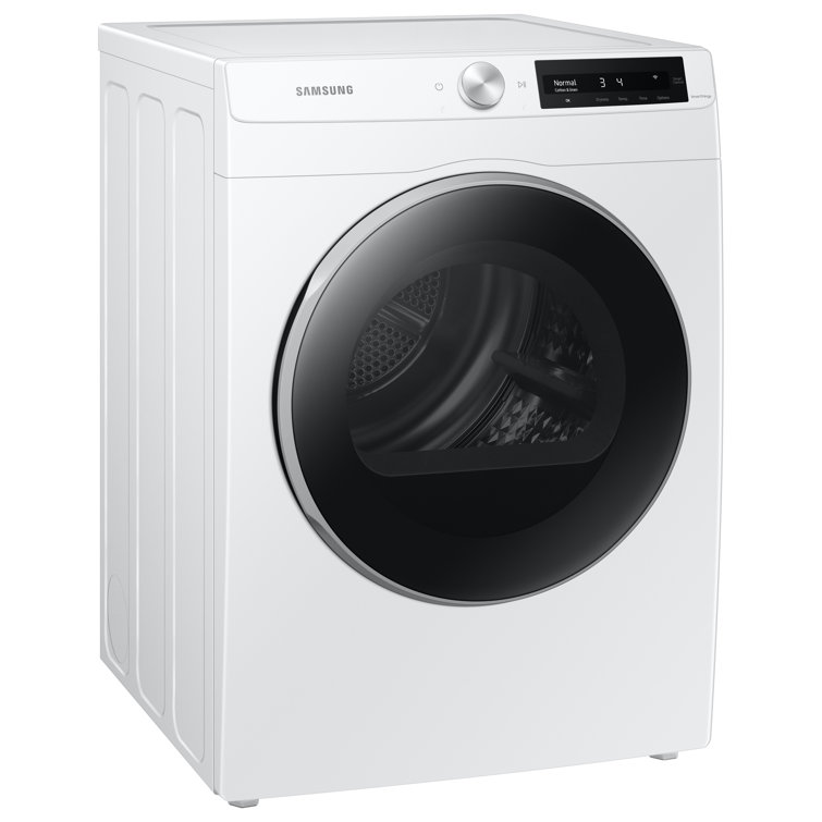 Samsung 4.0 cu. ft. White Smart Electric Dryer with AI Dial