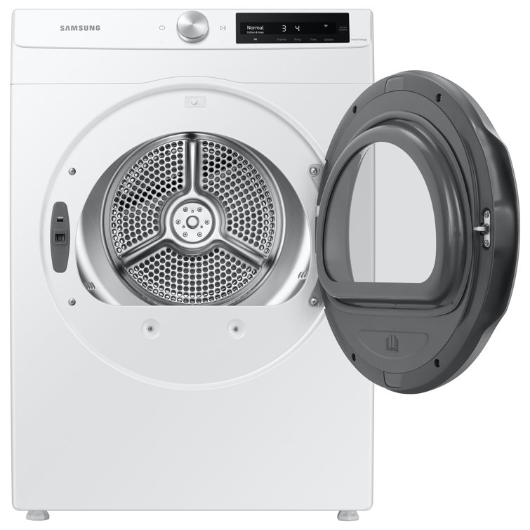 Samsung 4.0 cu. ft. White Smart Electric Dryer with AI Dial