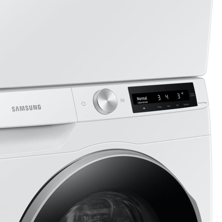Samsung 4.0 cu. ft. White Smart Electric Dryer with AI Dial
