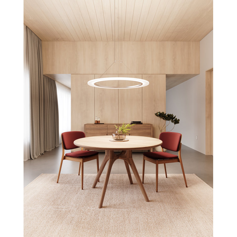 Satin Black Luna LED Indoor/Outdoor Contemporary Pendant Light