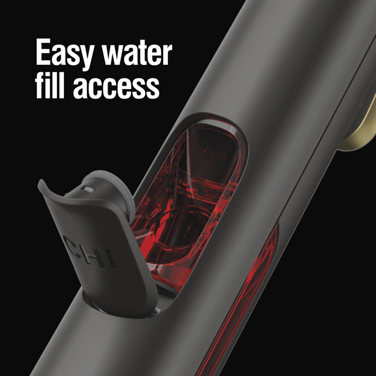 Compact Black and Gold Handheld Garment Steamer