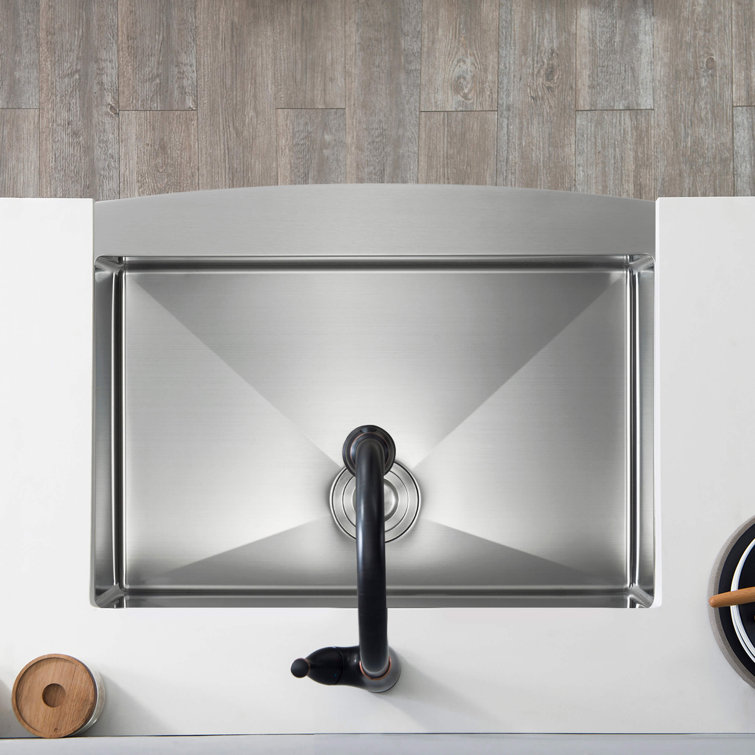 27'' Stainless Steel Farmhouse Single Bowl Kitchen Sink