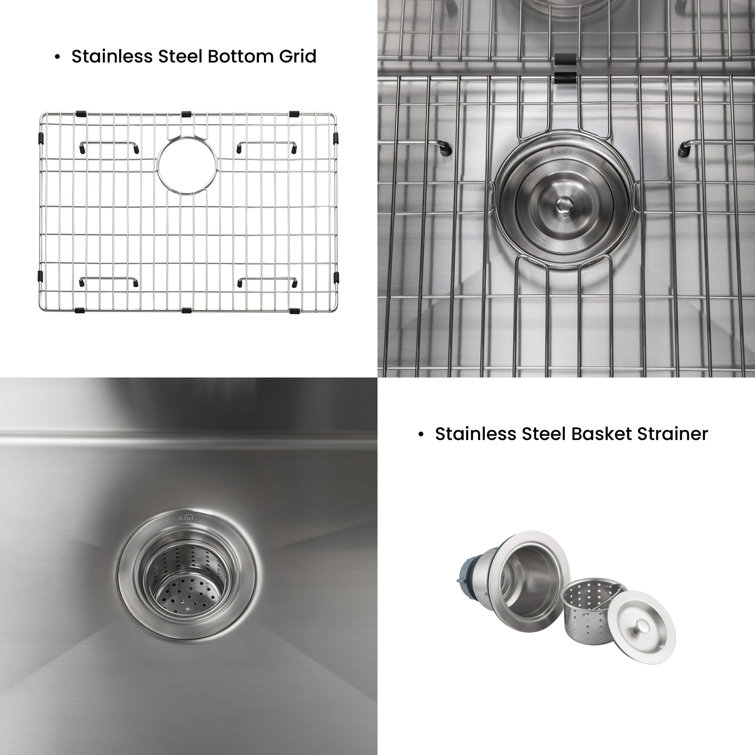 27'' Stainless Steel Farmhouse Single Bowl Kitchen Sink