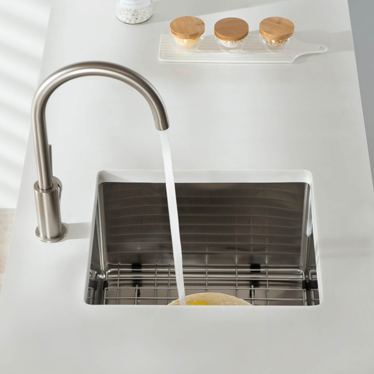 16'' Stainless Steel Undermount Single Bowl Kitchen Sink