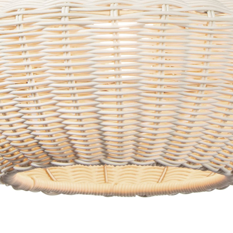 Vista 17" White Outdoor Chandelier with Empire Shape