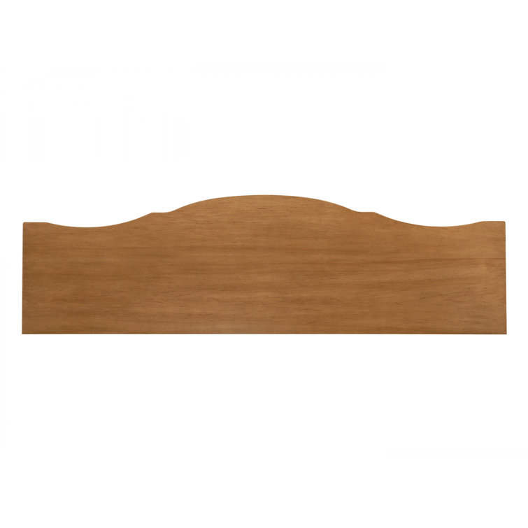 Laguna Mid-Century Modern Bowfront Brown Sideboard with 3 Drawers