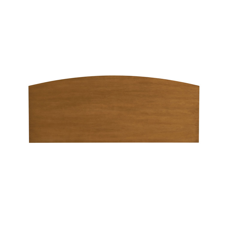 Mid Century Modern Brown Wood Console Table with Storage