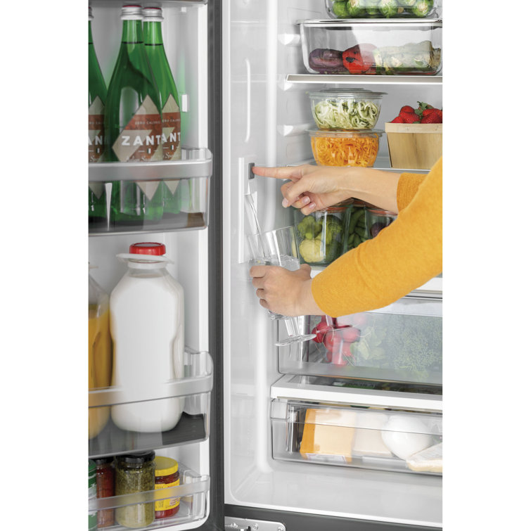 Matte White Smart French Door Refrigerator with Ice Maker