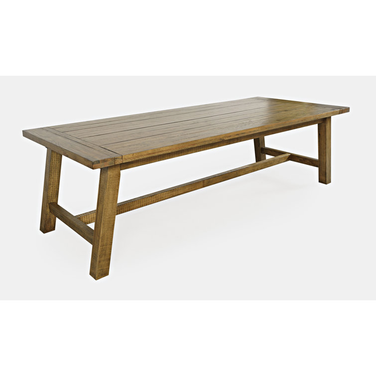 Telluride Rustic Gold Reclaimed Wood Extendable Dining Table