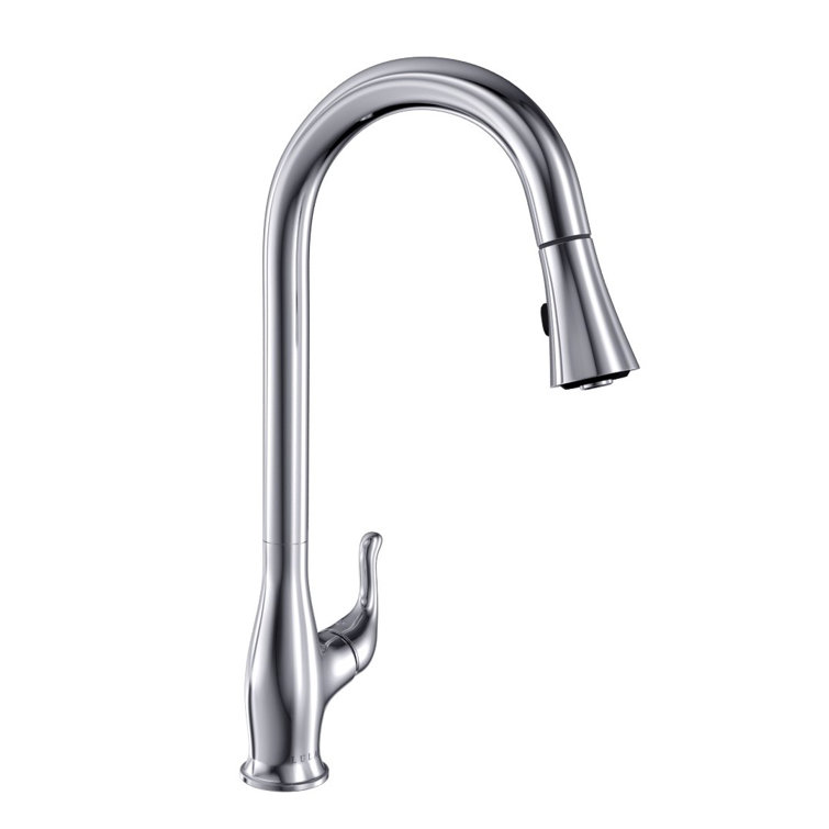 Kapalua Chrome Single Handle Pull-Down Kitchen Faucet
