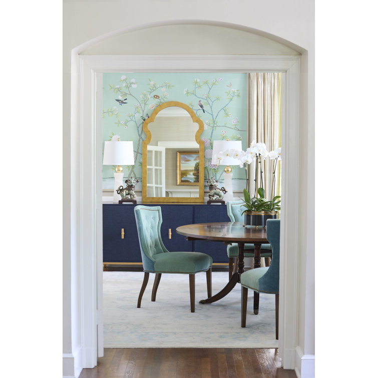 Chelsea House Wildwood Antique Gold 32"x52" Metal Wall Mirror