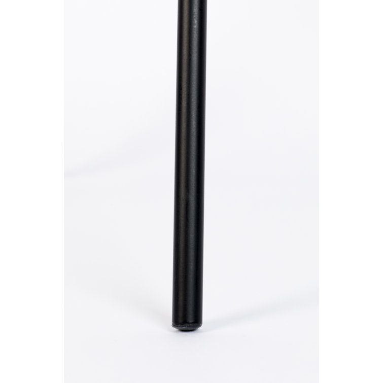 Sien 45'' Black Iron Tripod Floor Lamp with Rattan Shade