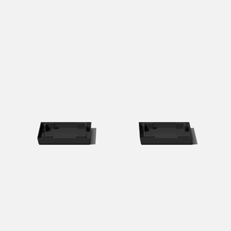 Black Polyethylene Nobleton Planter Tray Set of 2