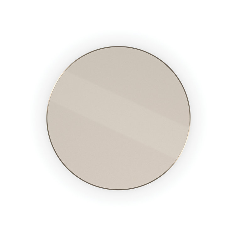 Cream and Gold Round Stone Top Coffee Table