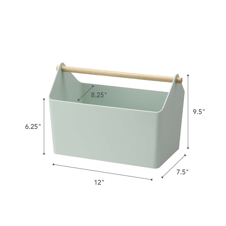 Mint Modern Portable Storage Caddy with Handle