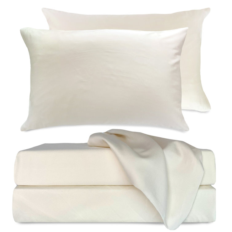 Ivory Queen Bamboo Viscose Cooling Bed Sheet Set