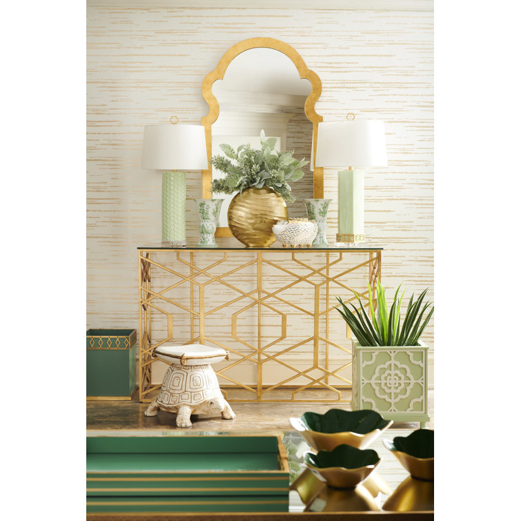 Chelsea House Wildwood Antique Gold 32"x52" Metal Wall Mirror