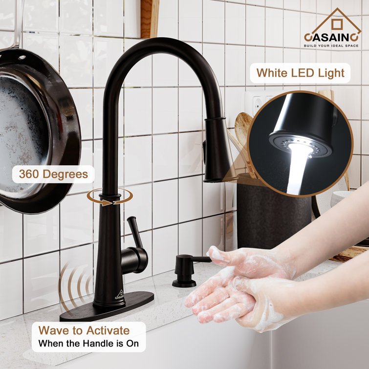 26.65'' Black Fireclay Undermount Single Bowl Kitchen Sink