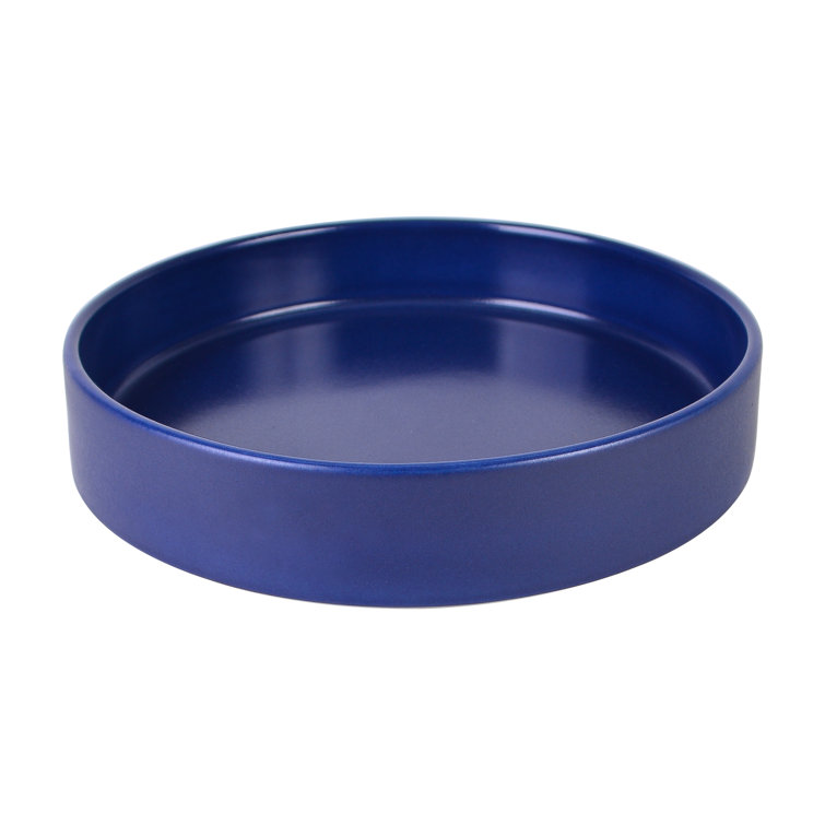 Kaden Blue Porcelain 12-Piece Dinnerware Set for 4
