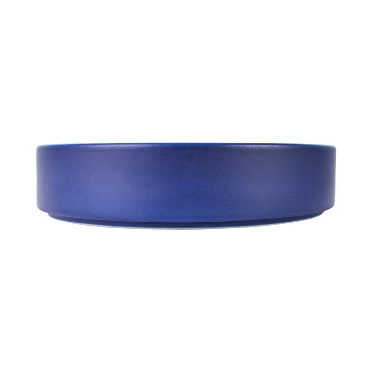 Kaden Blue Porcelain 12-Piece Dinnerware Set for 4