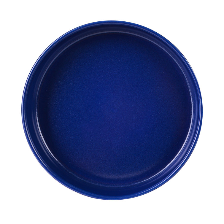 Kaden Blue Porcelain 12-Piece Dinnerware Set for 4