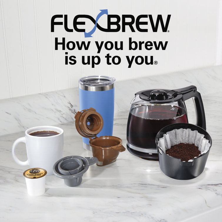 Hamilton Beach Black FlexBrew Trio 2-Way Coffee Maker