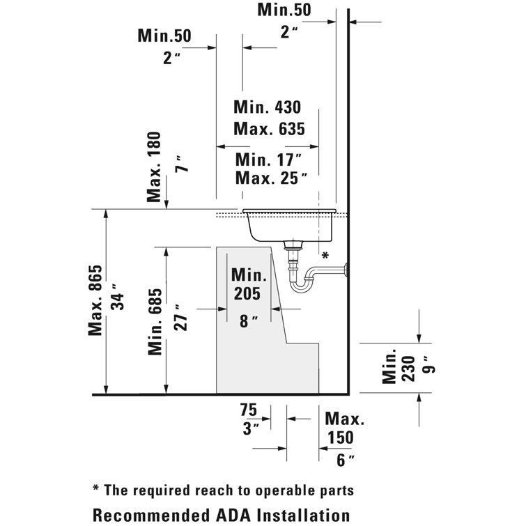 White Ceramic Rectangular Drop-In Bathroom Sink