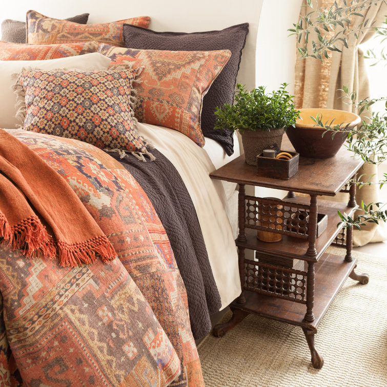 Standard Cotton Embroidered Patchwork Sham