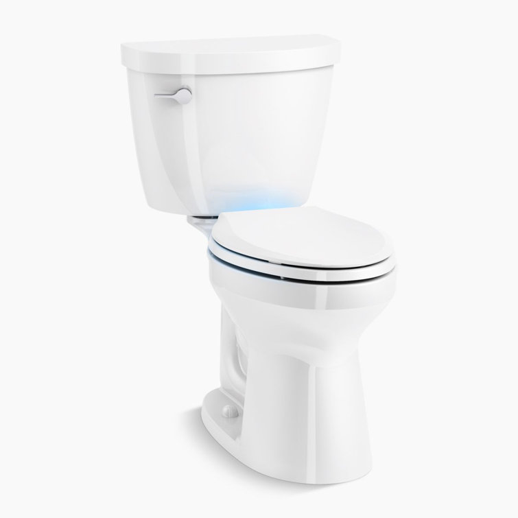 White High Efficiency Two-Piece Elongated Toilet