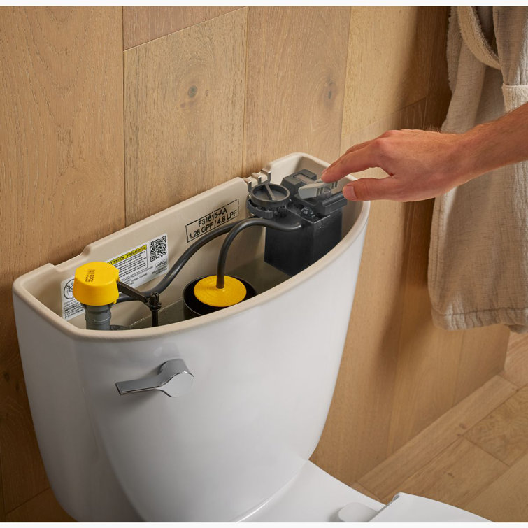 White High Efficiency Two-Piece Elongated Toilet