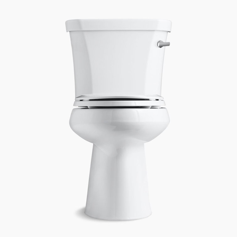 White High Efficiency Elongated Two-Piece Toilet