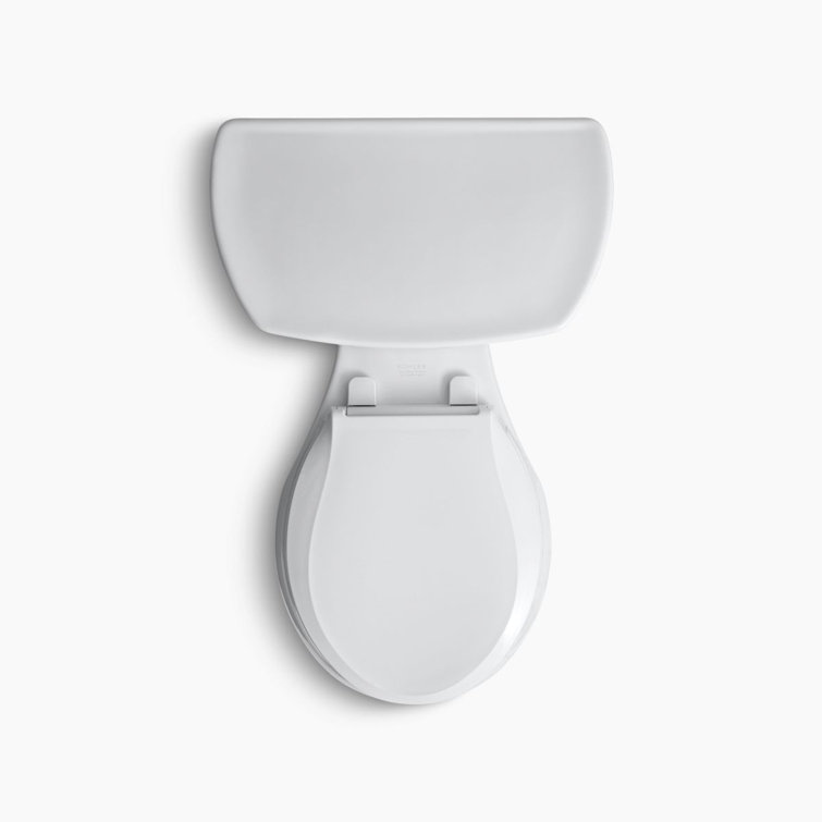 White High Efficiency Round Two-Piece Toilet