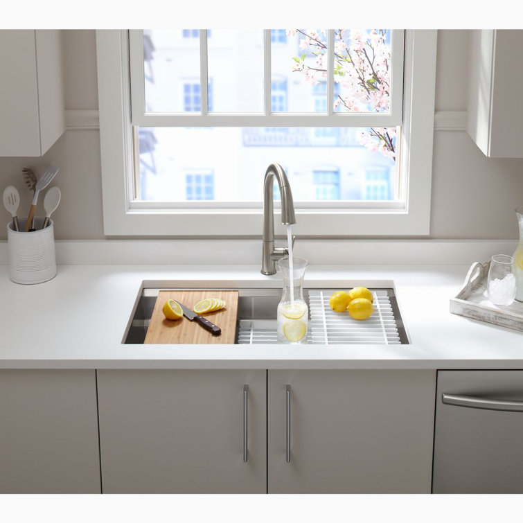 Prolific 29" Stainless Steel Single Bowl Workstation Kitchen Sink