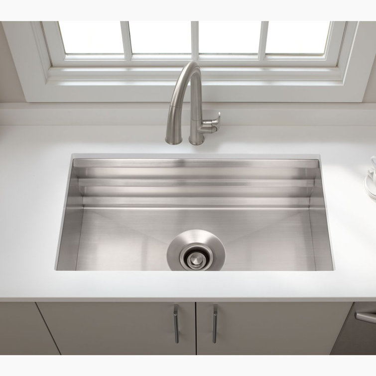 Prolific 29" Stainless Steel Single Bowl Workstation Kitchen Sink
