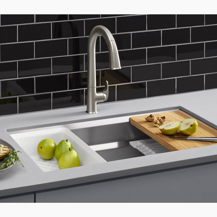 Prolific 29" Stainless Steel Single Bowl Workstation Kitchen Sink