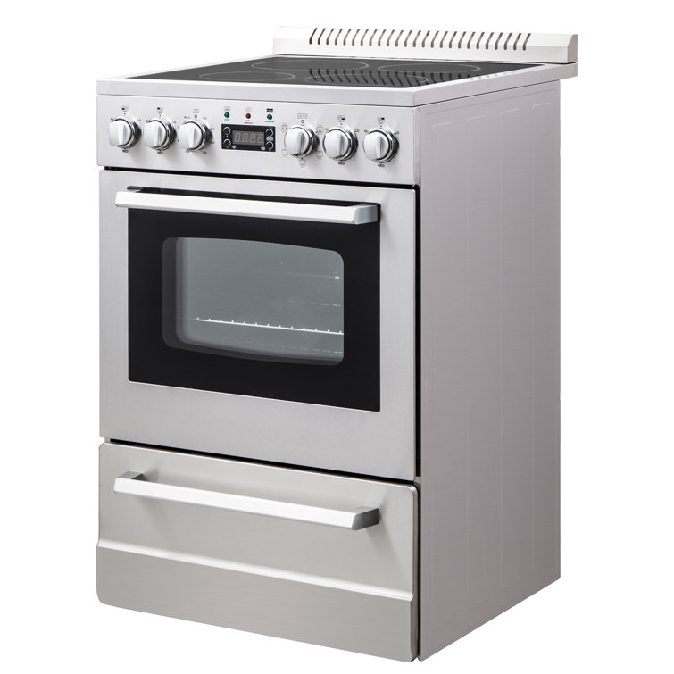 Avanti 24" Stainless Steel Electric Range with Convection Oven