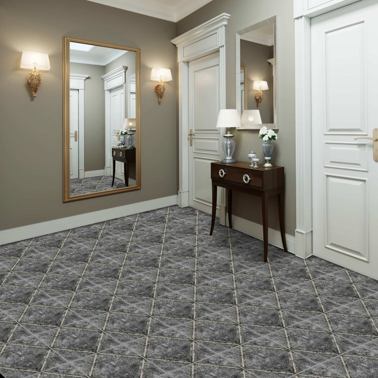 Metallic Marble Diamond Self-Adhesive Vinyl Floor Tiles