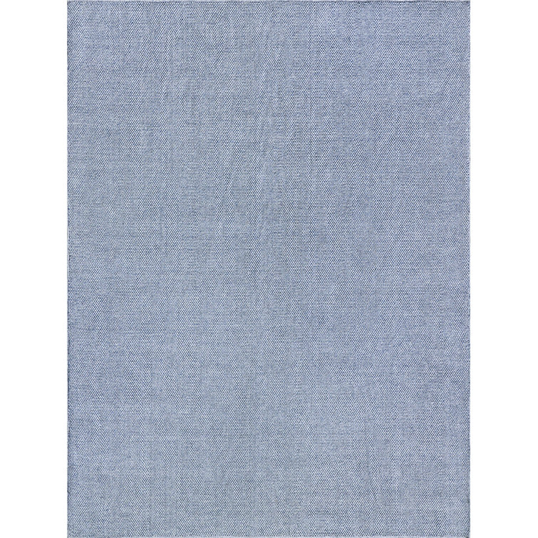 Rectangle Bali Light Blue Handmade Recycled P.E.T. Area Rug