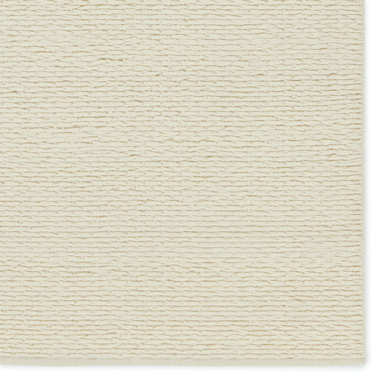 Handwoven Luxe Cream Wool 8'x10' Stain-Resistant Area Rug