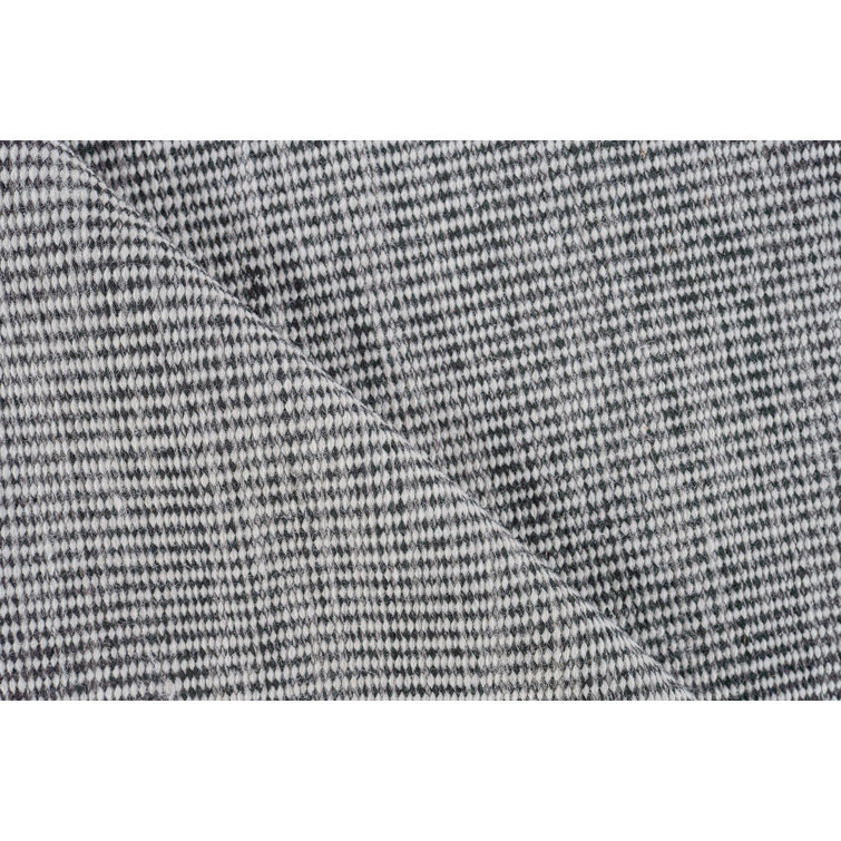 Lenzi Classic Black 9' x 12' Handmade Synthetic Area Rug