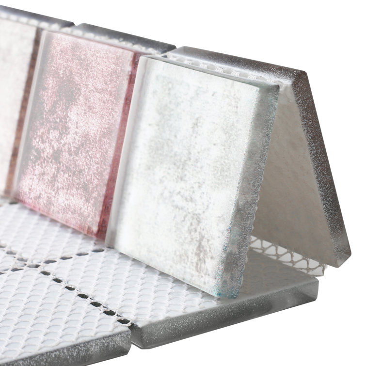 Antique Multicolor 12'' x 12'' Glass Mosaic Wall Tile