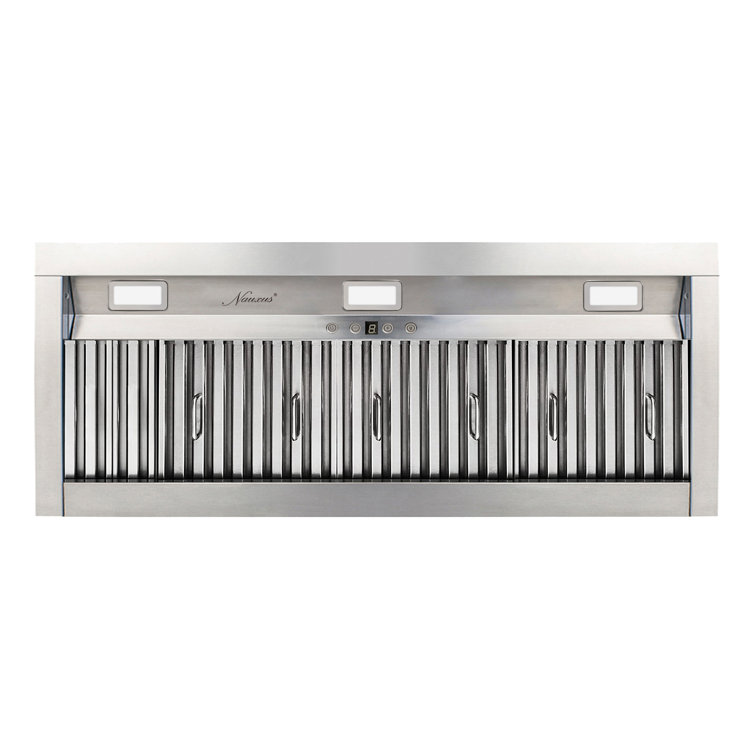 48" Stainless Steel Range Hood Insert with Charcoal Filter