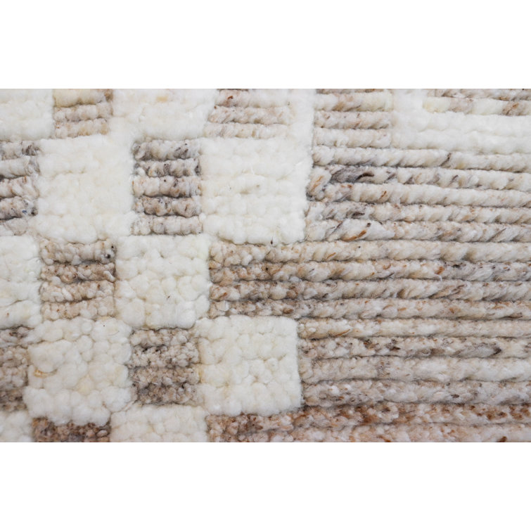 Shima Hand Woven Wool Camel Runner Rug