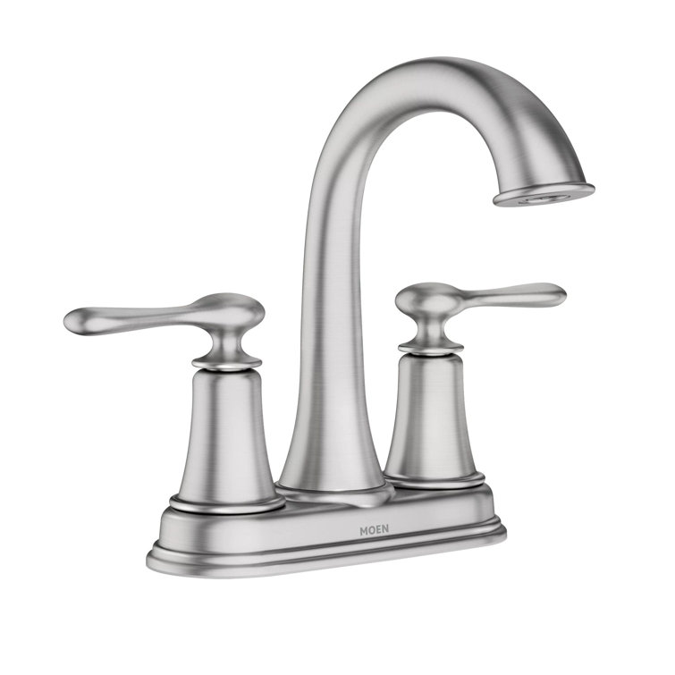 Ellicott Spot Resist Brushed Nickel 2-Handle Bathroom Faucet