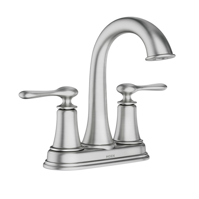Ellicott Spot Resist Brushed Nickel 2-Handle Bathroom Faucet
