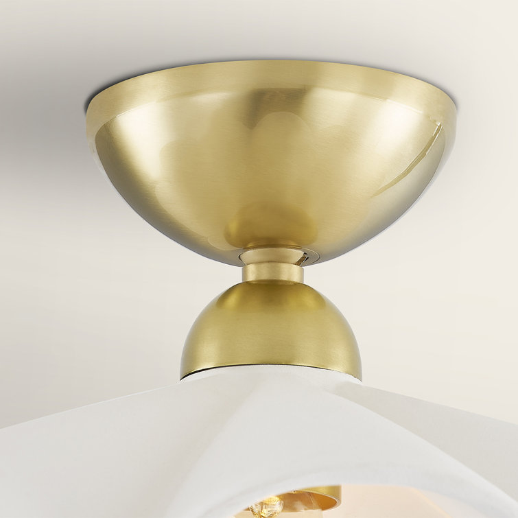 Maisie Aged Brass 1-Light Indoor/Outdoor Bowl Pendant