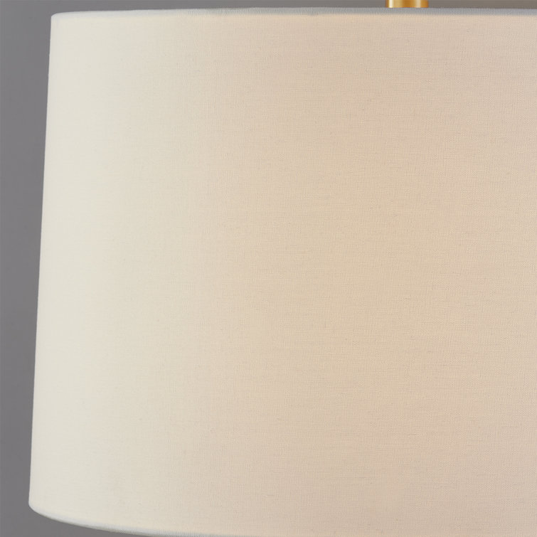 Margaret Blue-Grey Ceramic Table Lamp with Belgian Linen Shade