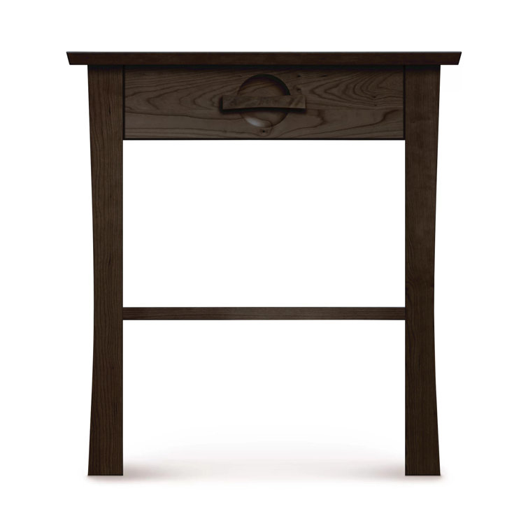 Berkeley Smoke Cherry 1-Drawer Solid Wood Nightstand